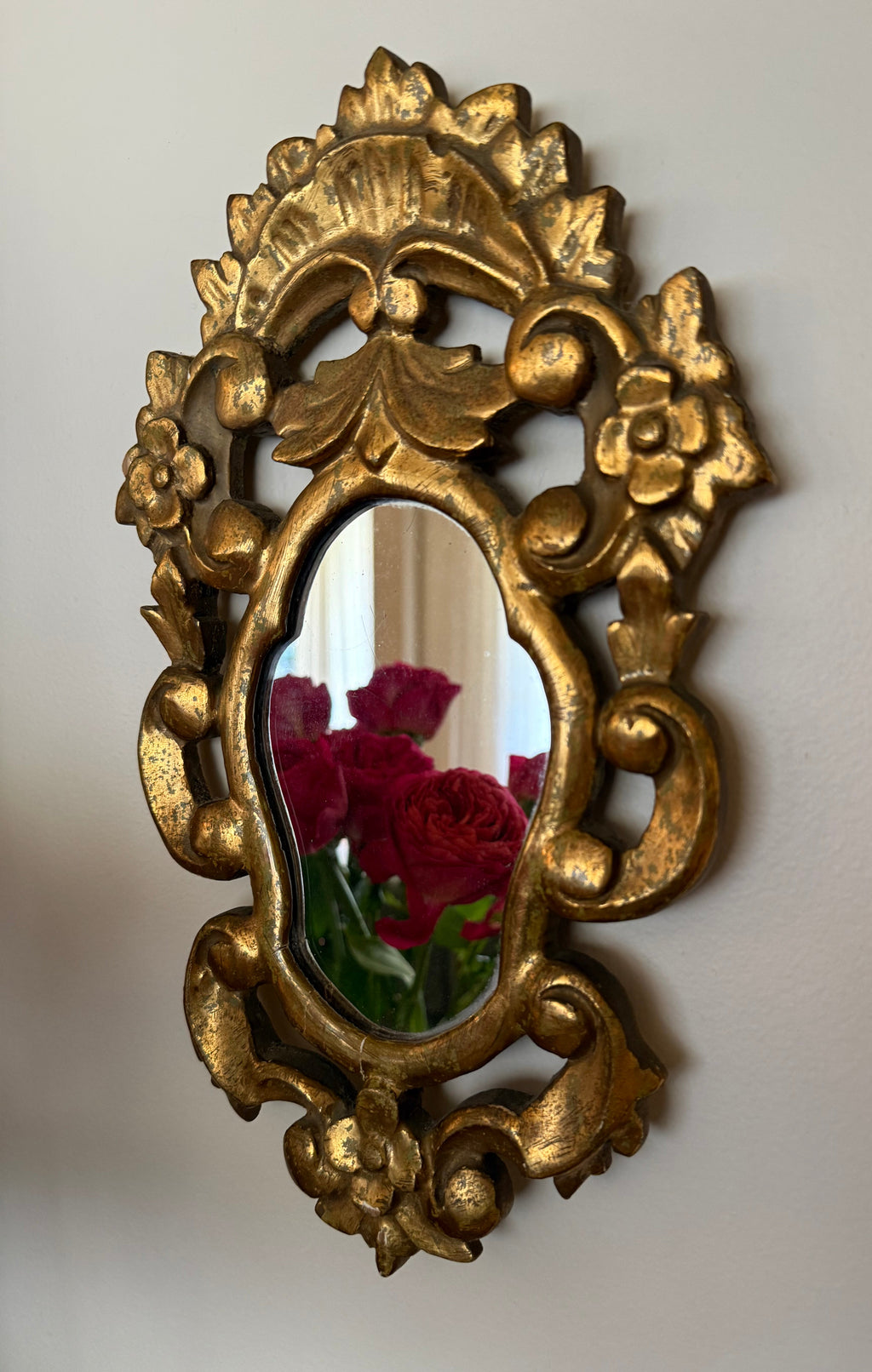 Pair of Italian Mid-Century Gilt Mirrors