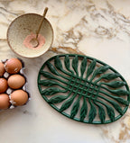 French Enamelled Cast Iron Trivet