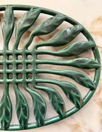 French Enamelled Cast Iron Trivet
