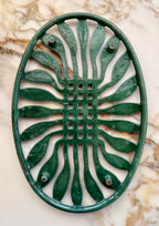 French Enamelled Cast Iron Trivet