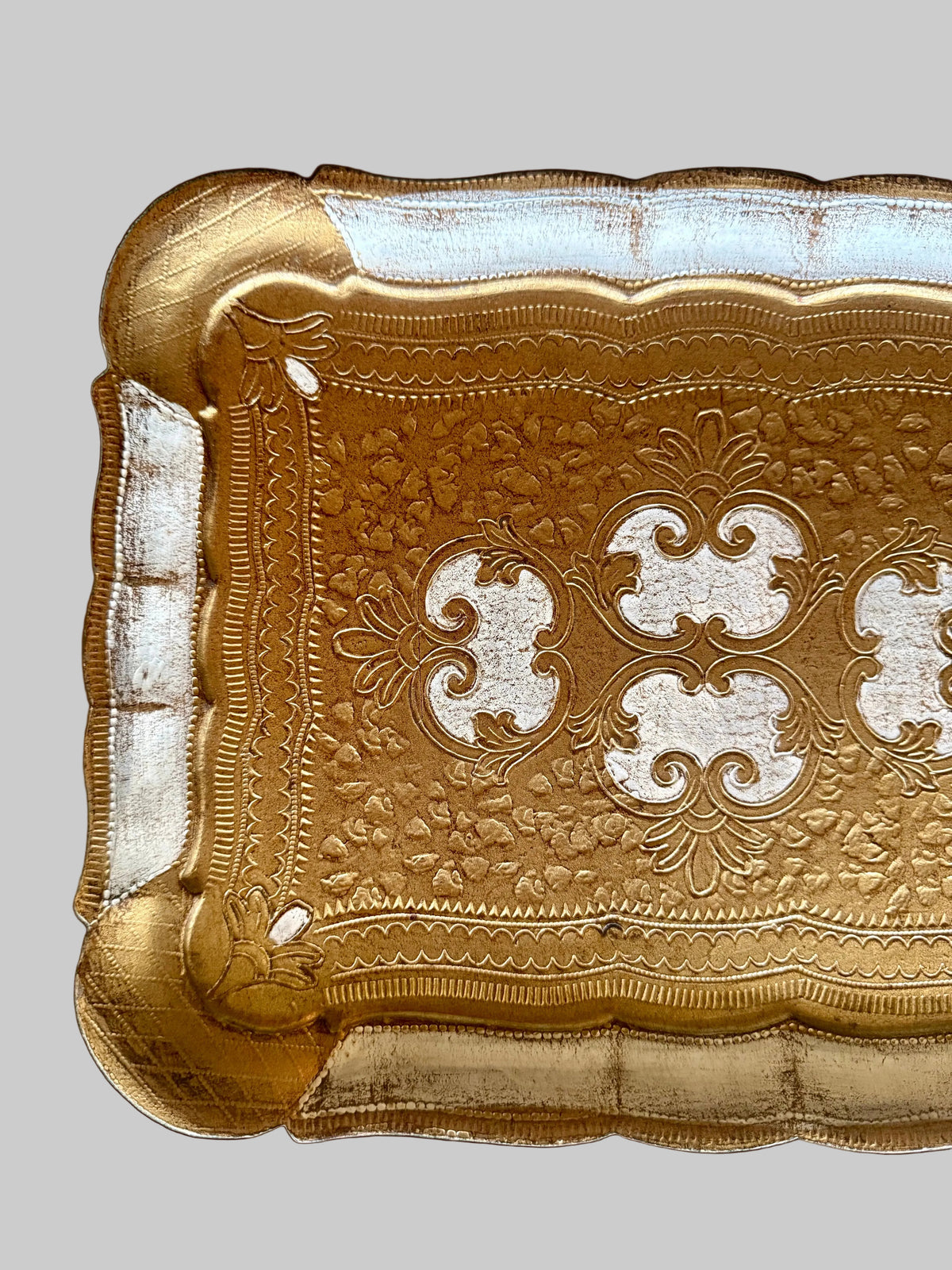 Vintage Italian Florentine Tray