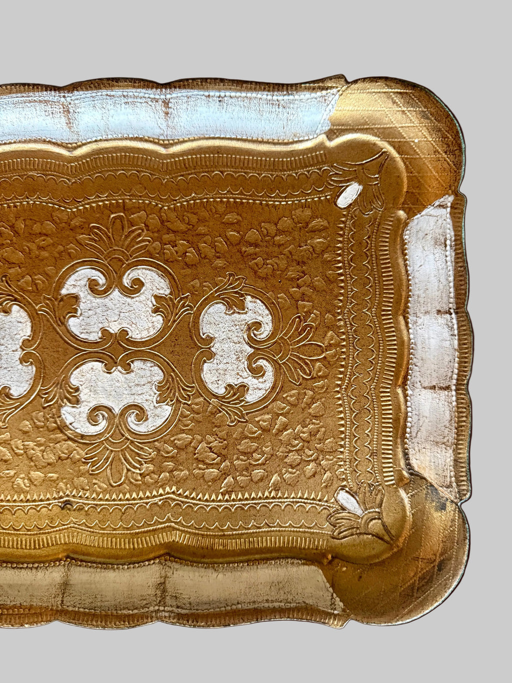 Vintage Italian Florentine Tray