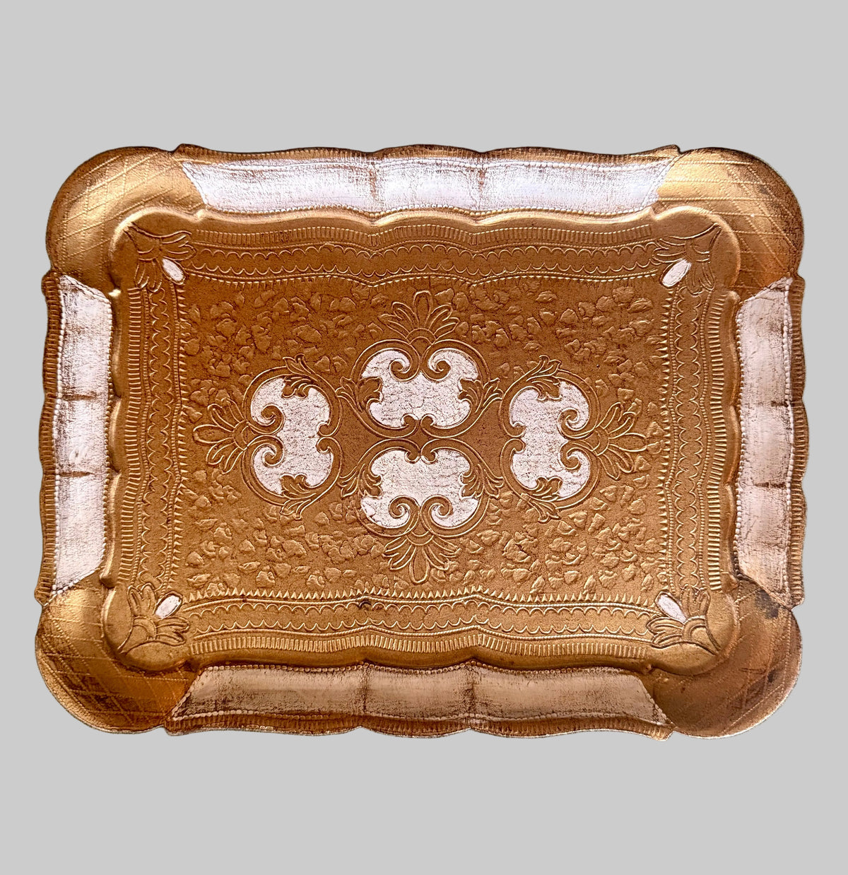 Vintage Italian Florentine Tray