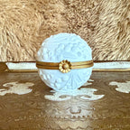 Raynaud Limoges Porcelain Egg Trinket Box