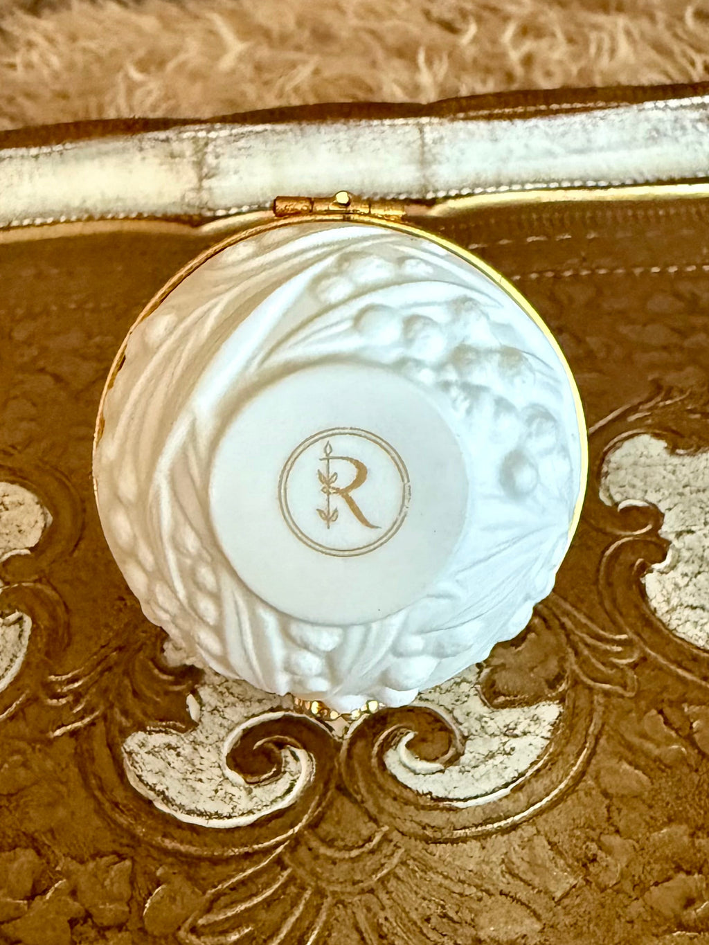 Raynaud Limoges Porcelain Egg Trinket Box