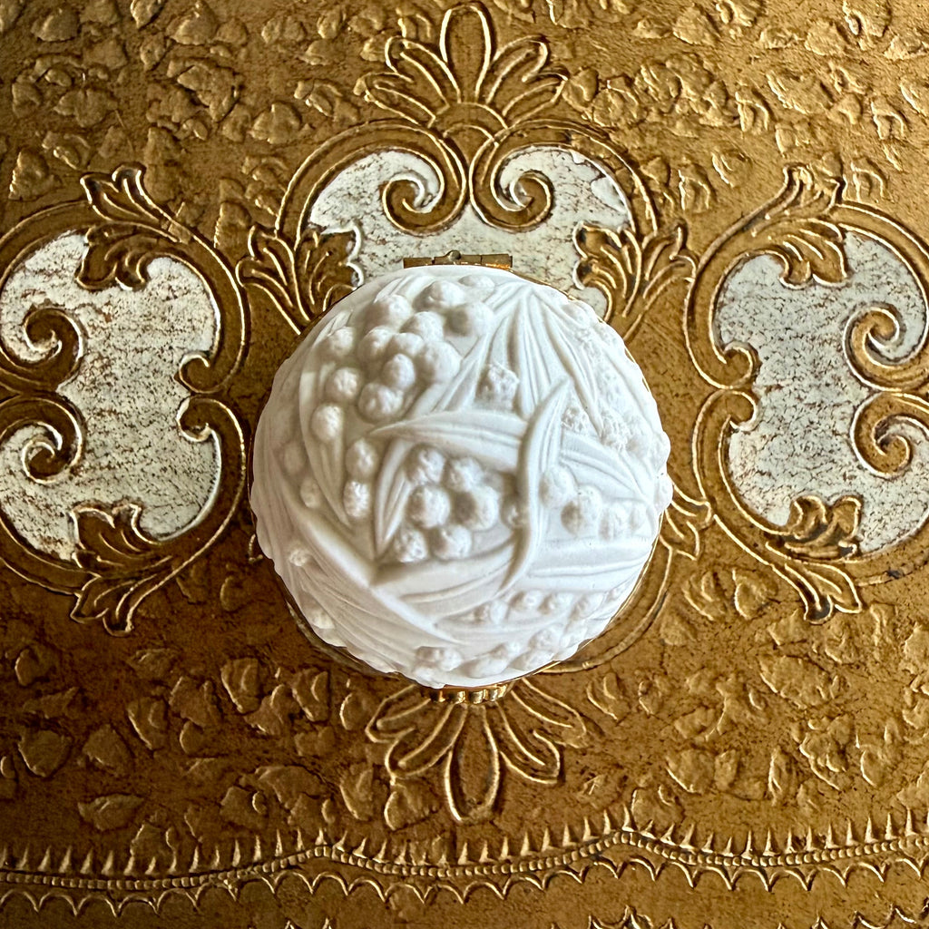 Raynaud Limoges Porcelain Egg Trinket Box