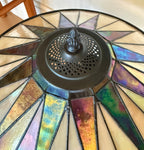 Leadlight Art Deco Table Lamp