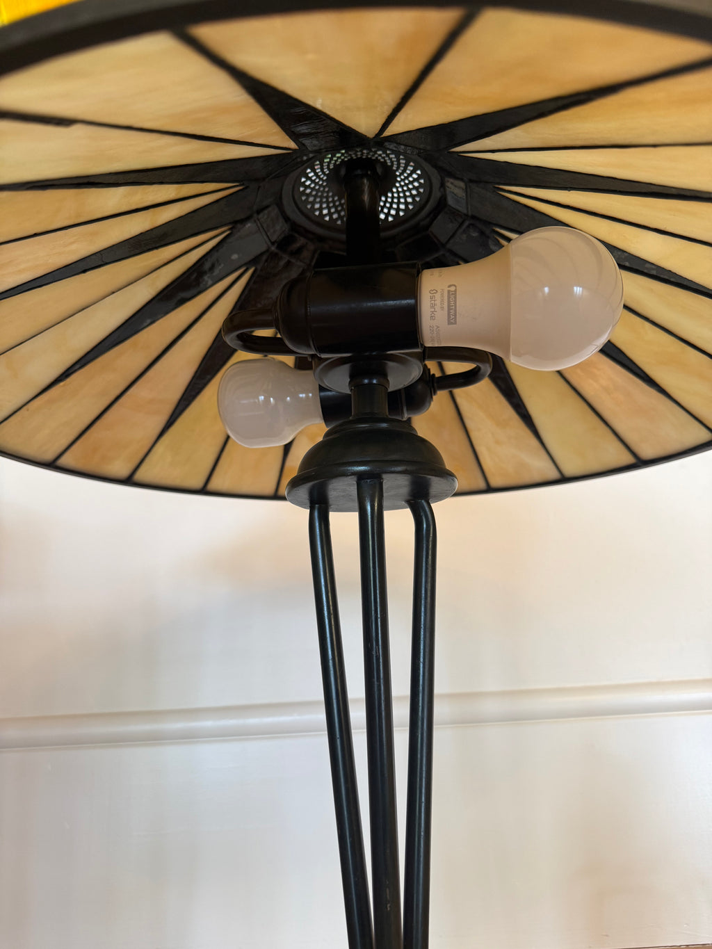 Leadlight Art Deco Table Lamp