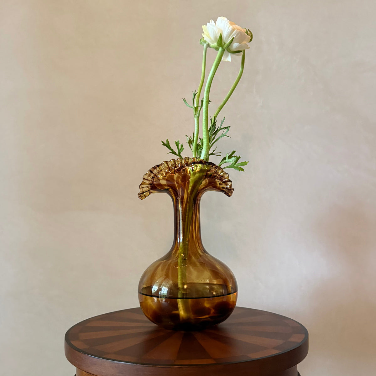Italian Art Glass Tortoiseshell Vase