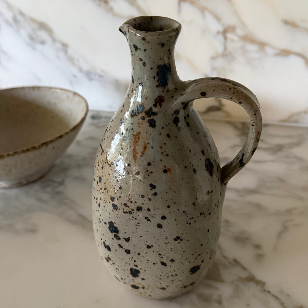 Speckled Stoneware Pitcher