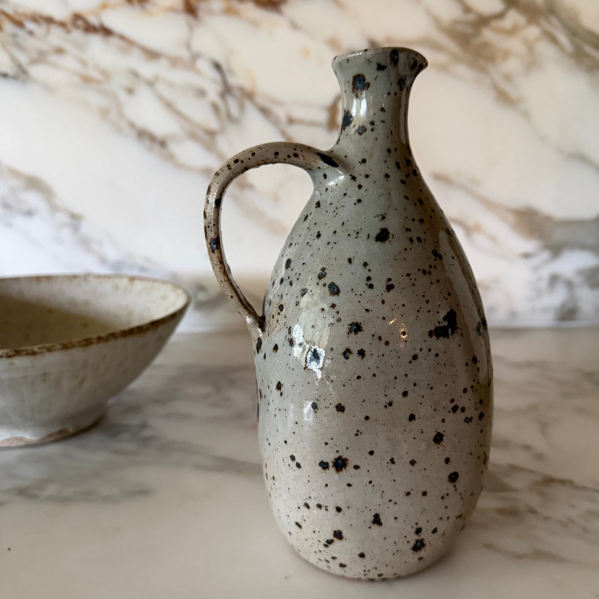 Speckled Stoneware Pitcher