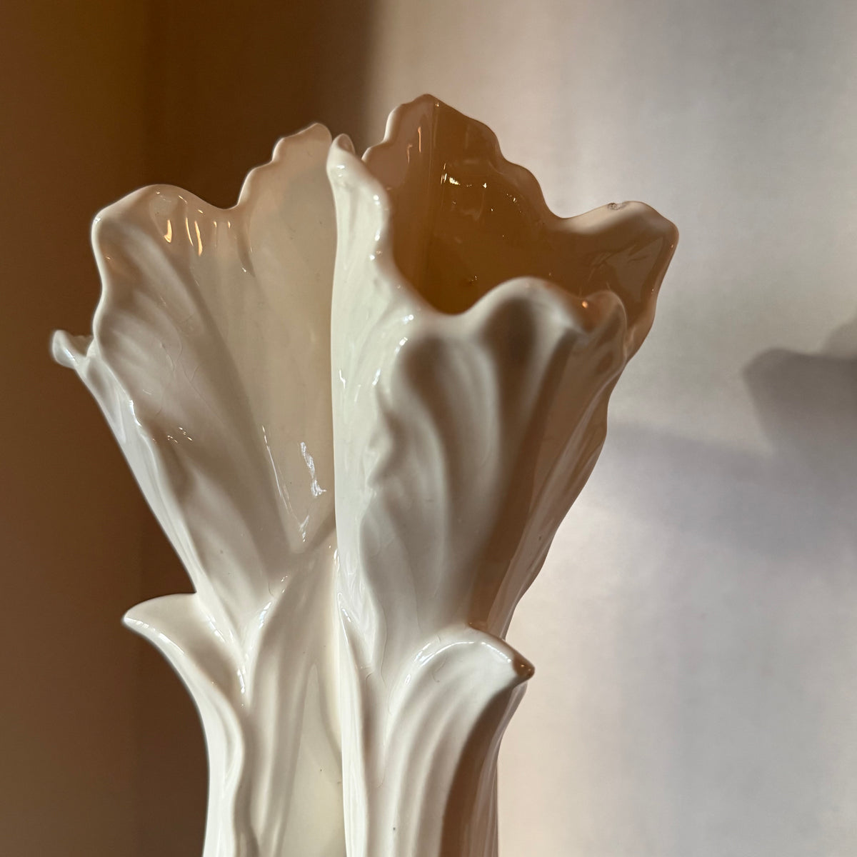 Vintage Ceramic Triple Flower Vase